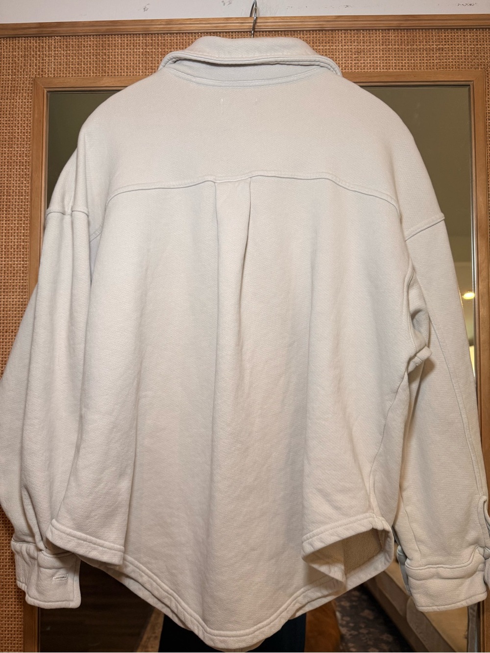 ♡ Joah Brown French Terry Oversized Button Down - Picture 7 of 8